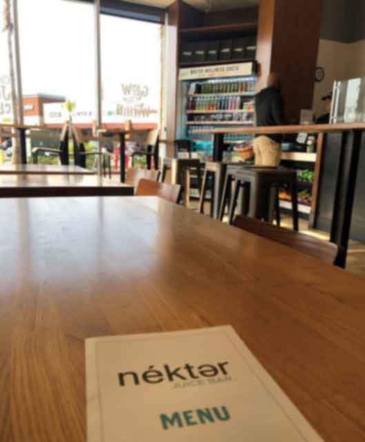 Nekter Juice Bar Menu