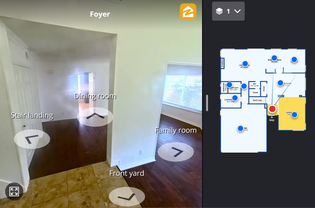 Floor Plan With Virtual Tour
